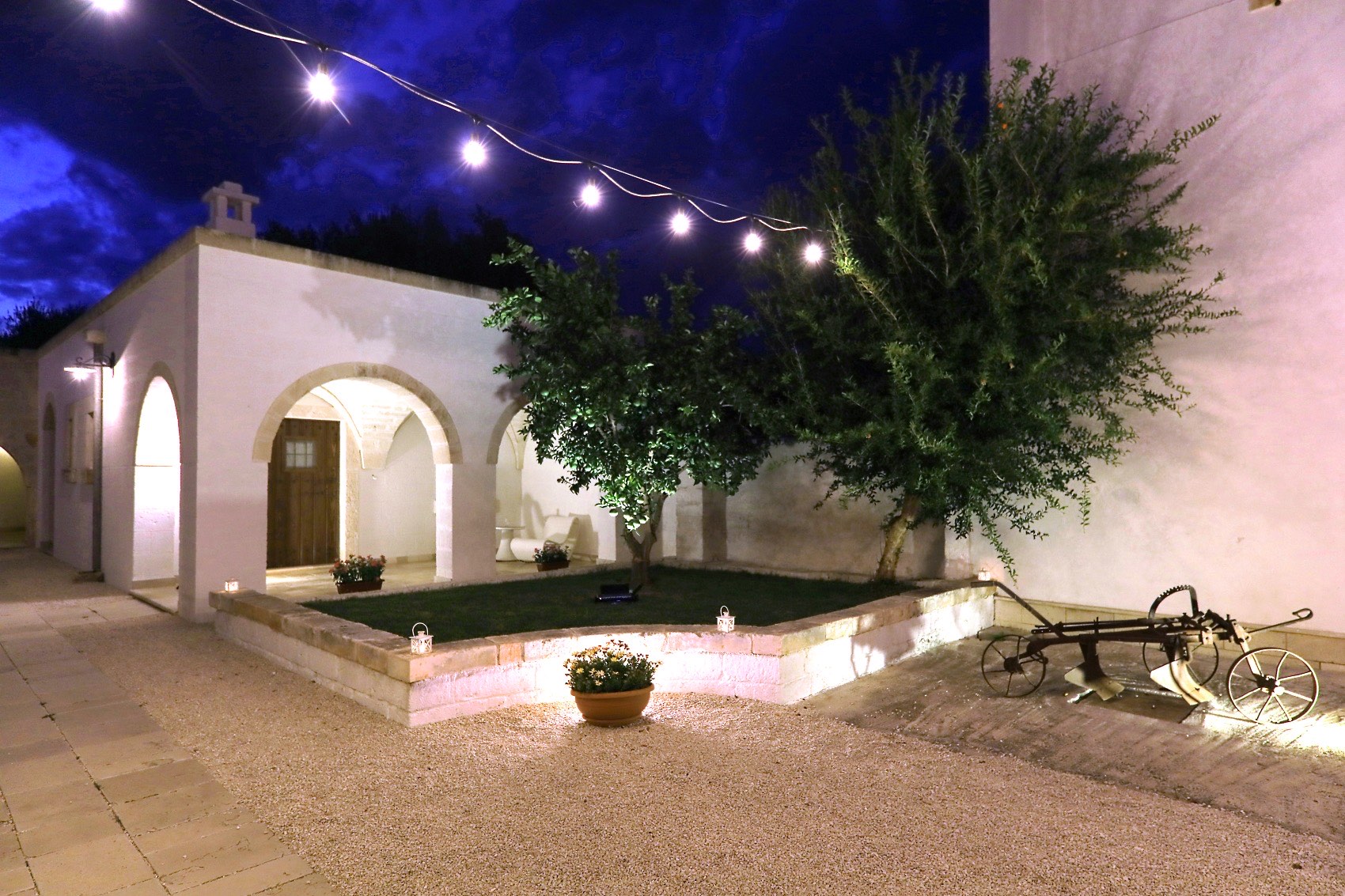 Sera in masseria