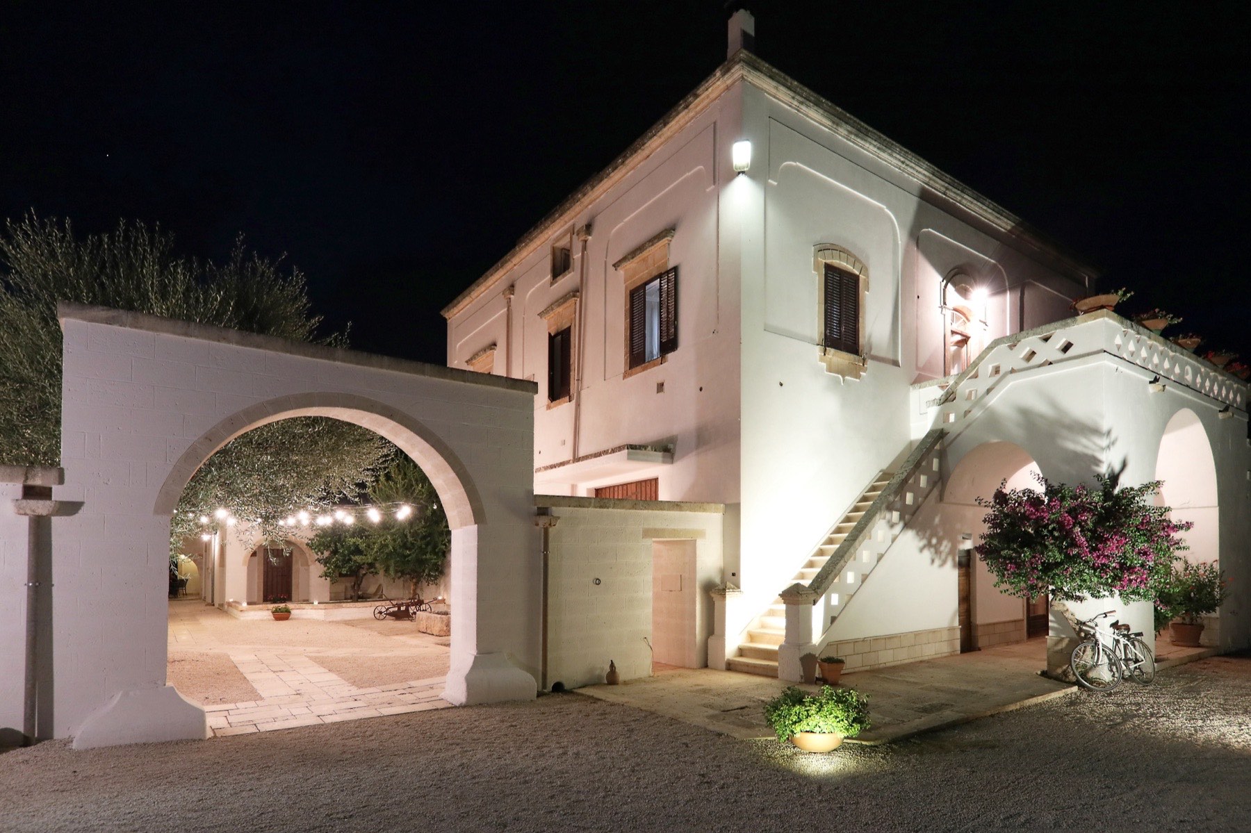 La masseria di sera